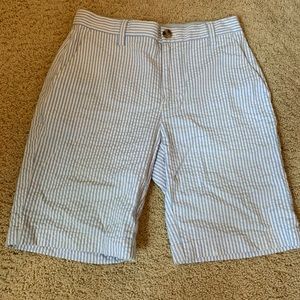 Boys vineyard vines stretch seersucker breaker shorts size 12